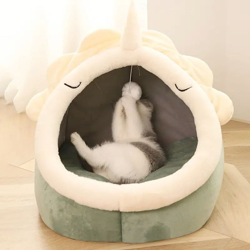 Adorable Dinosaur Pet House with Toy